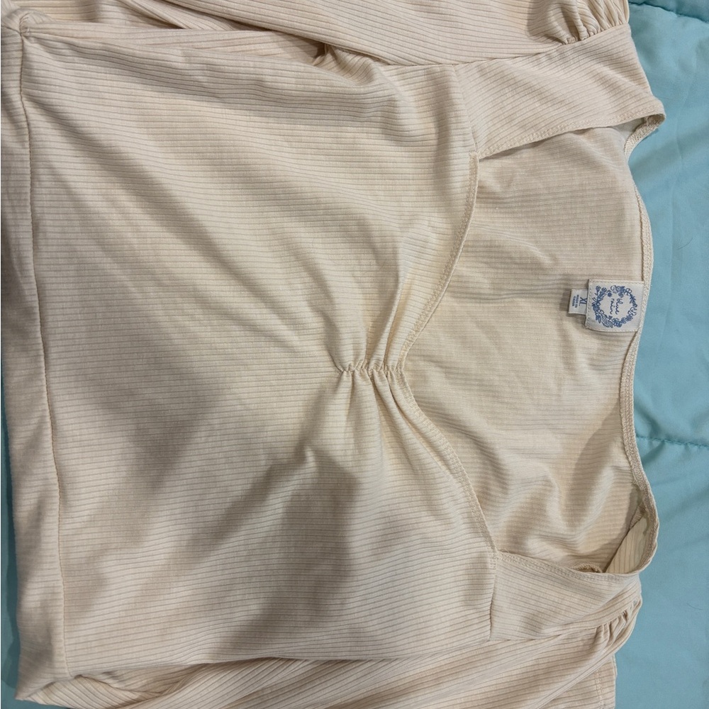Francesca's Collections Cream Dress